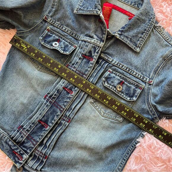 BCBG Denim Jean Jacket 🌺 small 🌺 - Picture 9 of 10